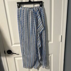 Multicolored Wrap Maxi Skirt